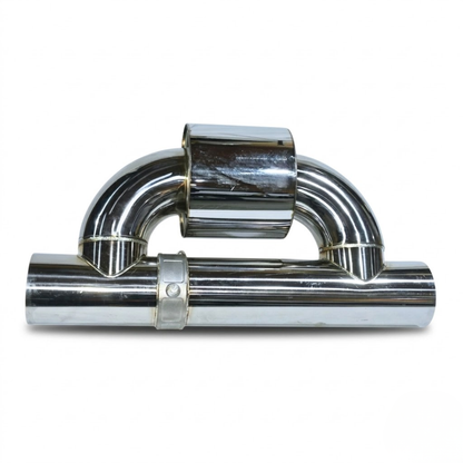 HMD 4" Variable Muffler, side profile