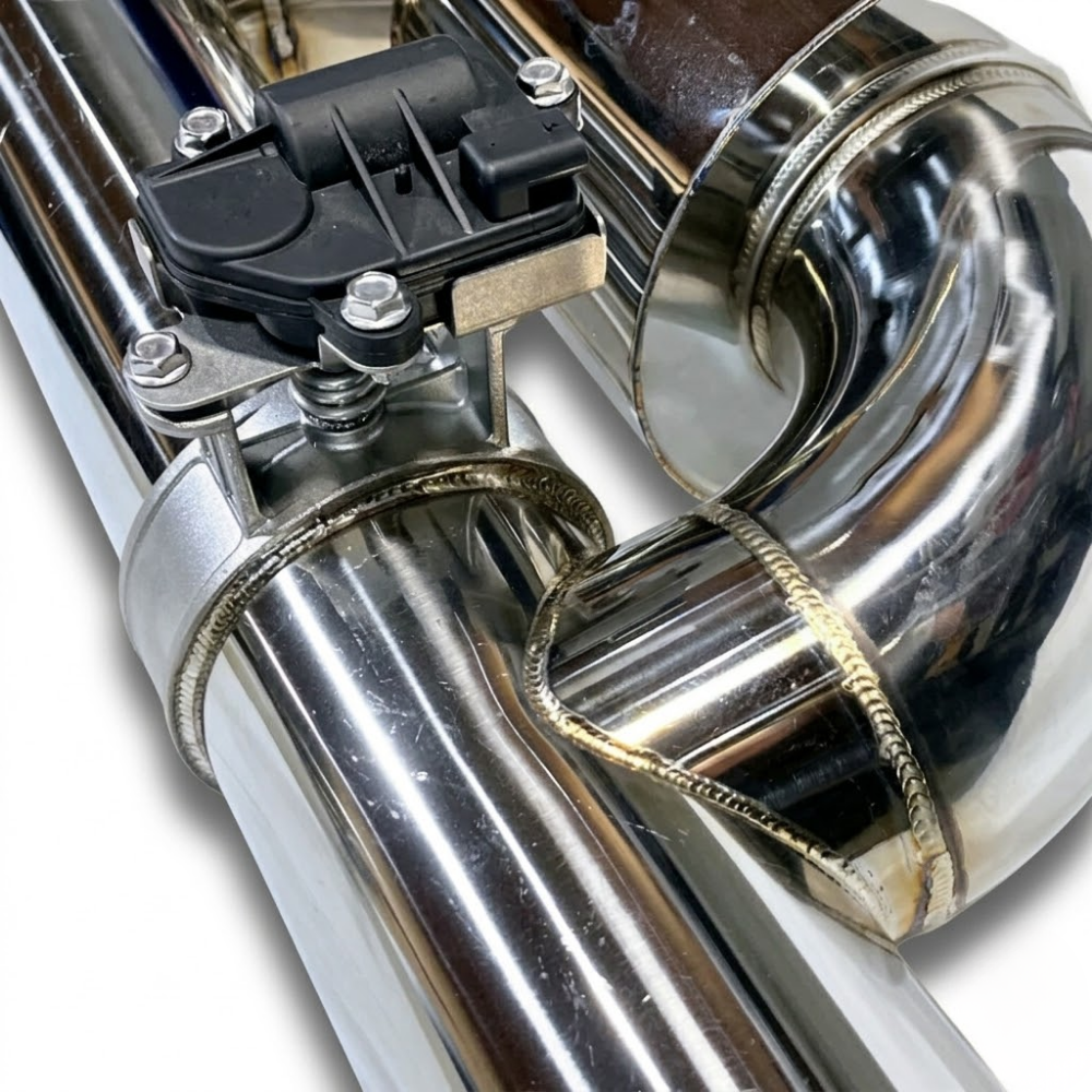 Close-up of HMD 5" Variable Muffler
